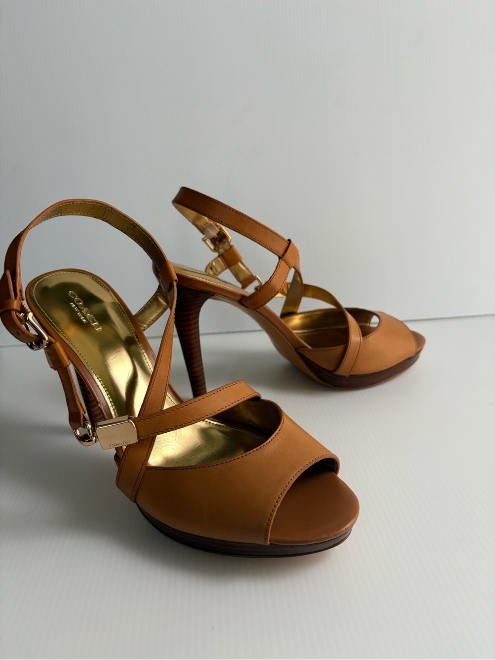 Coach Wendelle Ginger Platform Sandal Size 9 NWOT - Picture 3 of 13